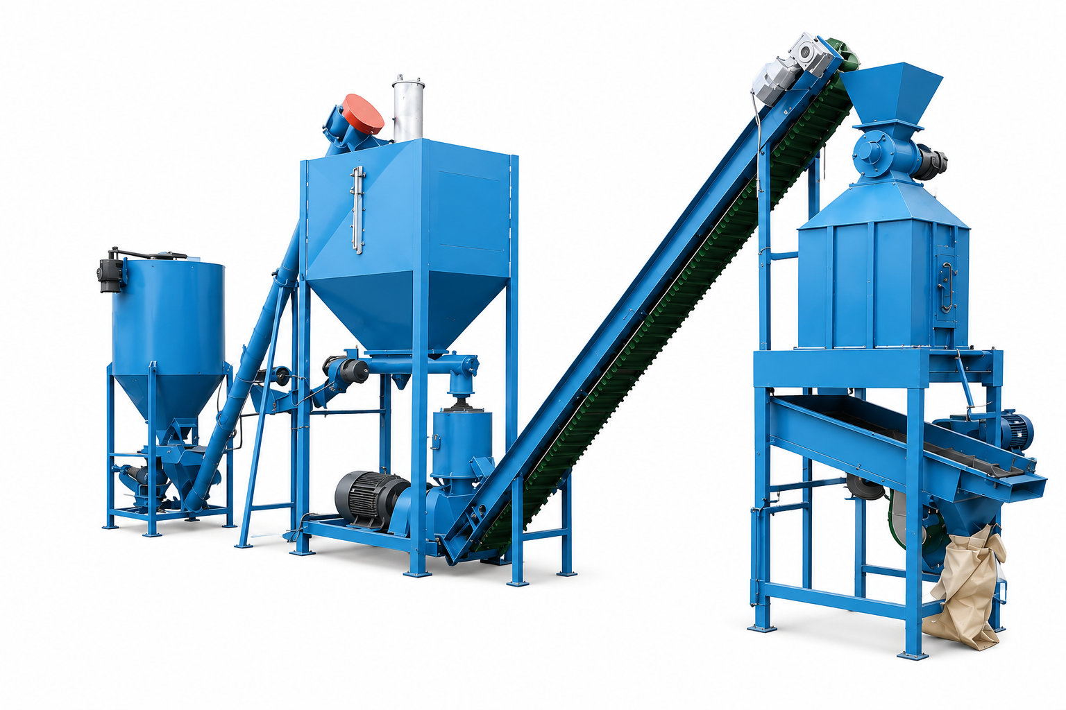Industrial Grain Processing System
